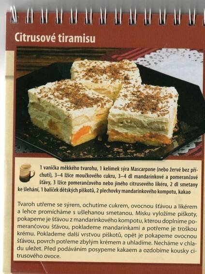 citrusové tiramisu