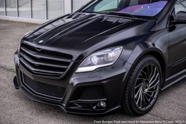 Front Bumper Pack and Hood for Mercedes-Benz R-Class (WOLF)