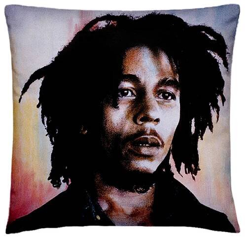 Bob Marley Portrait Pillow