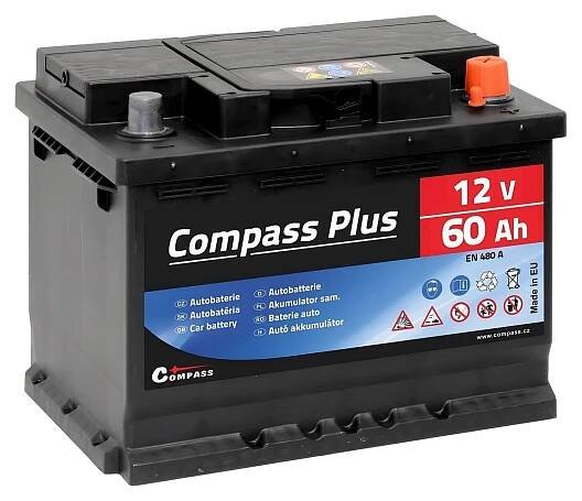Compass Plus 12V 55Ah 420A od 1 550 Kč