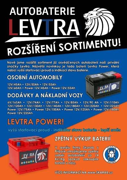 Autobaterie LEVTRA POWER 12V/100Ah 800A | Kamper.cz