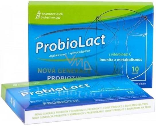 Favea ProbioLact Probiotics with vitamin C food supplement 10 capsules