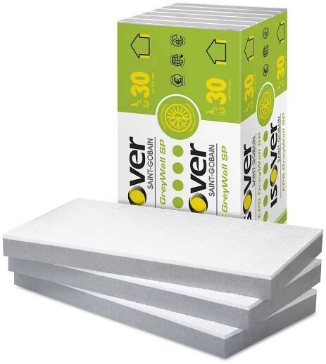 Polystyren Fasádní ISOVER EPS GreyWall SP (Sun Protect) tl. 100mm, cena za ks