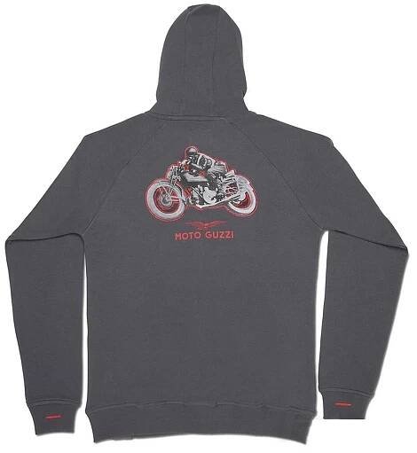 Mikina Moto Guzzi Felpa Garage grey