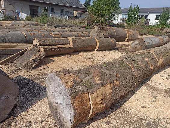 Nabízím k prodeji palivové dřevo v metrových délkách nebo nařezané na špalky 33 cm. Měkké dřevo: (smrk,borovice) 800,- skládané