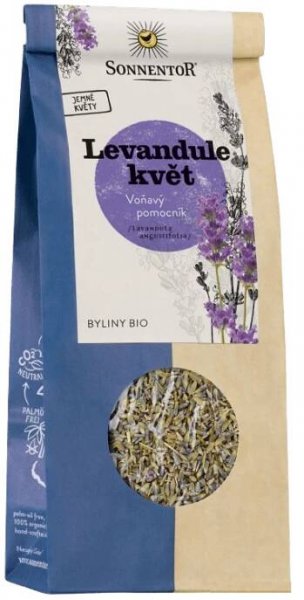 květy levandule čaj