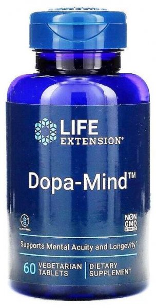 Dopa-Mind, NeuravenaTM 800 mg s isovitexinem, 60 tablet, Life Extension