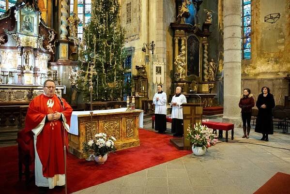 Bohoslužba na sv. Štěpána v Klatovech - Diecéze plzeňská 