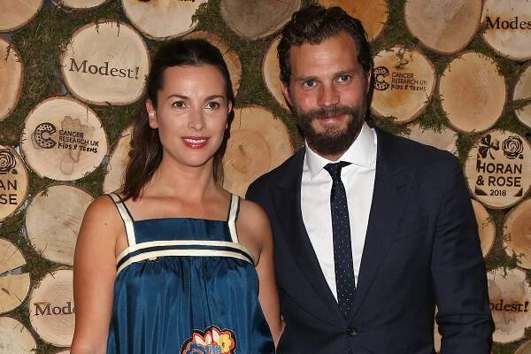 Amelia Warner and Jamie Dornan