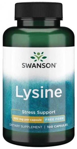 Swanson L-Lysine, 500 mg, 100 kapslí