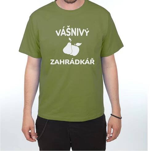 Vtipné tričko - Vášnivý zahrádkář