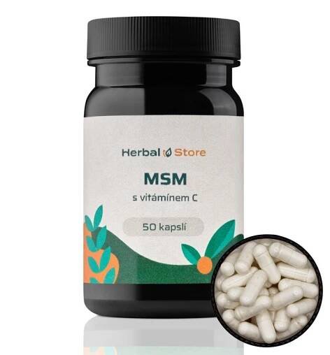 MSM Kapsle s Vitamínem C