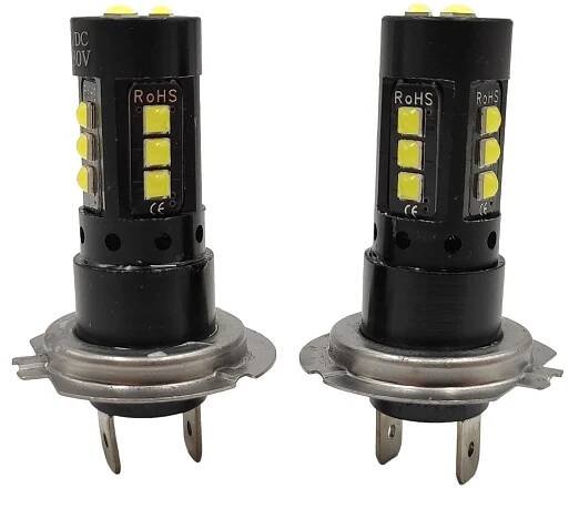 LED autožárovka H7 12V, 15 SMD LED, 1ks