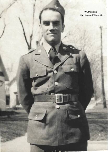 86th FS Walter L. Manning at Fort Leonard Wood, interview part 1, via his family