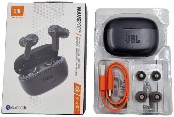 JBL Wave 200 TWS In Ear Headset Bluetooth® stereo černá mobil