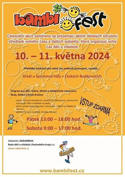 BAMBIFEST – Bamboška – Bambiriáda | Radambuk - Jihočeská rada dětí a mládeže