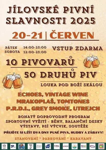program 2025 - JÍLOVSKÉ PIVNÍ SLAVNOSTI program 2024