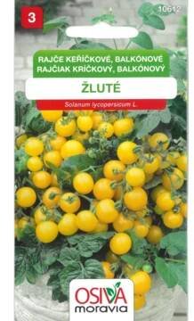 Rajče keříčkové balkónové žluté 