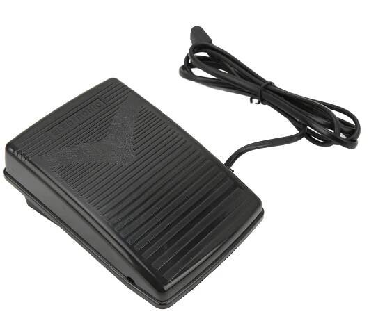 Nožní pedál pro šicí stroje, plastový materiál, nožní ovladač pro šicí stroje Singer SC220 6160 6180 5400 XL-400