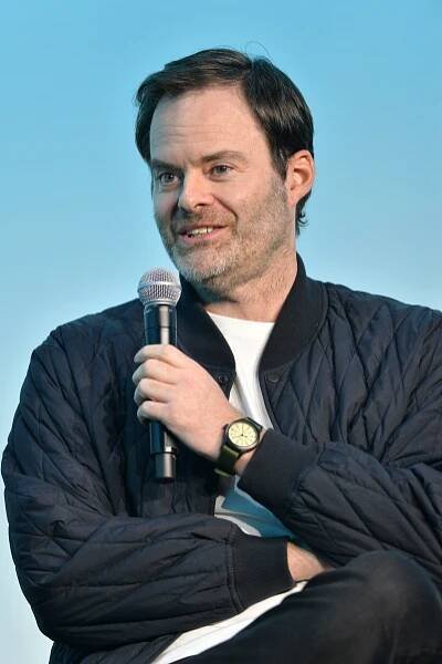 Bill Hader speaks onstage at The Skeleton Twins Reunion with Kristin Wiig and Bill Hader during New York Magazine's Vulture Festival at NYA EAST on November 16, 2024 in Los Angeles, California. 