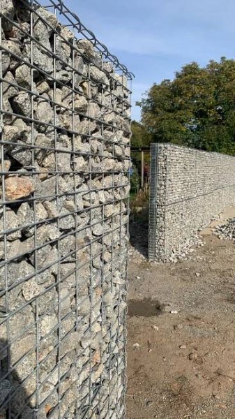 Gabionový plot Osnice – Gabiony na klíč