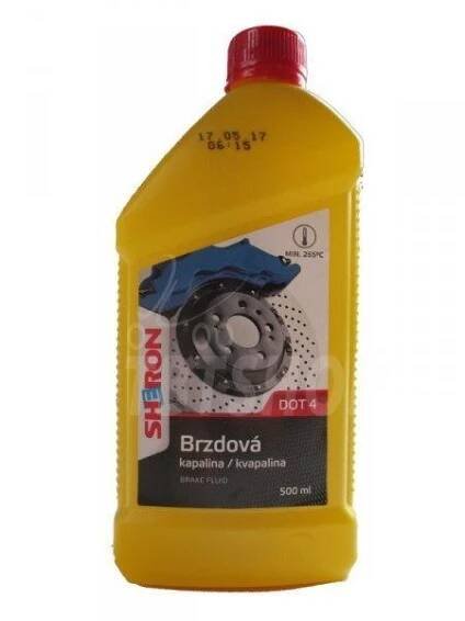 Kapalina brzdová DOT 4 500ml SHERON