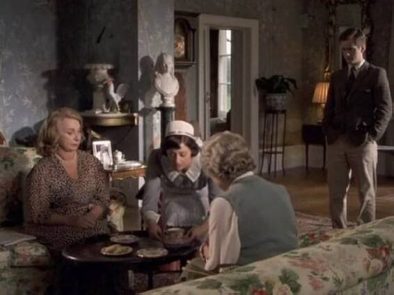 Sean Biggerstaff, Helen Lederer, Julia McKenzie, and Siwan Morris in Why Didn't They Ask Evans? (2009)