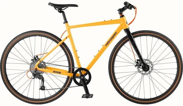 Amok Gravel Adventure Bike - 8 Speed | Saffron