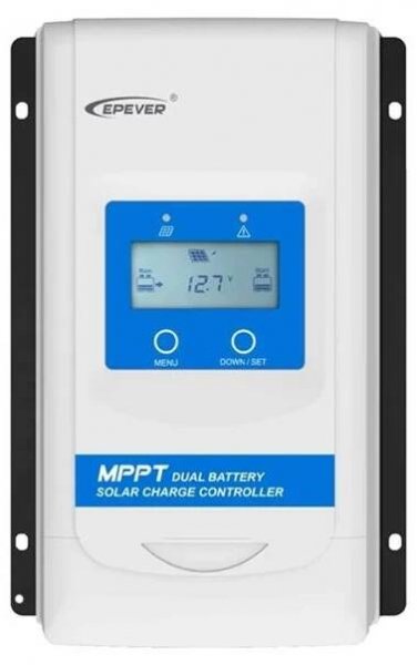 MPPT solární regulátor EPever 100VDC/20A DuoRacer - 12/24V