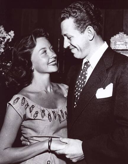 Actress Gloria Grahame with her first husband, Rebel Without A Cause director Nicholas Ray. An explosive new memoir alleges her relationship with his son Tony began when they boy was just 12