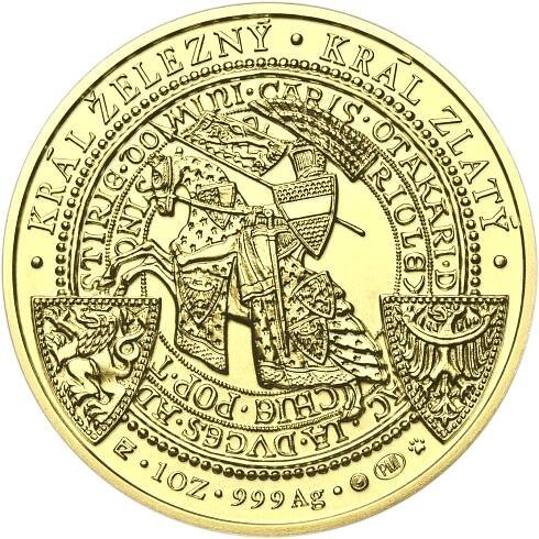 Korunovace Přemysla Otakara II českým králem - zlato - b.k.