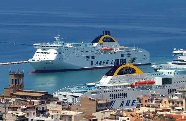 The Anek Lines ferries