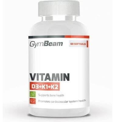 Gymbeam Vitamin D3 + K1 + K2 60 kapslí od 137 Kč - Heureka.cz