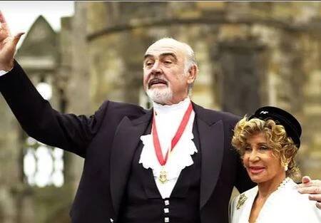 Micheline Roquebrune married Sean Connery in 1975 in Gibraltar. 