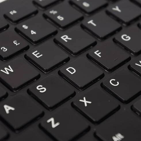 R-GO Tools Compact USB klávesnice UK anglická, QWERTY černá ergonomická : Půhy.cz