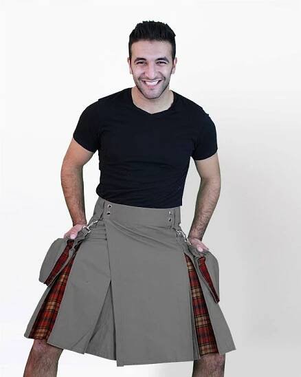 Deluxe Hybrid Kilt - Tartan Box Pleated | Kilt outfits, Modern kilts, Style