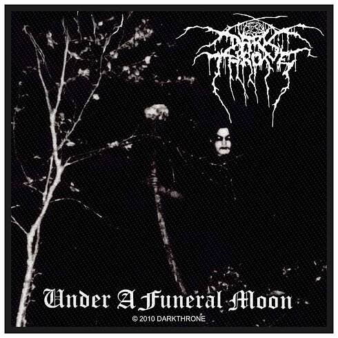 Darkthrone: Nášivka Under A Funeral Moon Merch