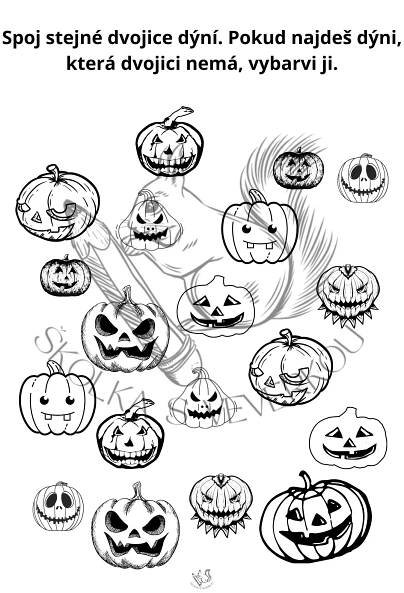 DUŠIČKY A HALLOWEEN pracovní listy a činnosti | Inspirace (nejen) do školky