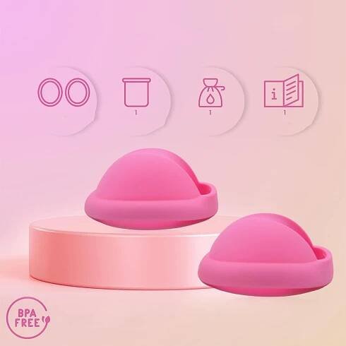 Menstruační hrníček/disk pro opakované použití, sada 2ks Feel Confident Typ zdravotnického prostředku příslušenství pro zdravotnický prostředek nebo produkt, který nemá zamýšlené lékařské použití