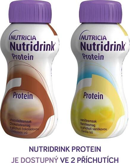 Nutridrink Protein s příchutí čokoládovou 4 × 200 ml