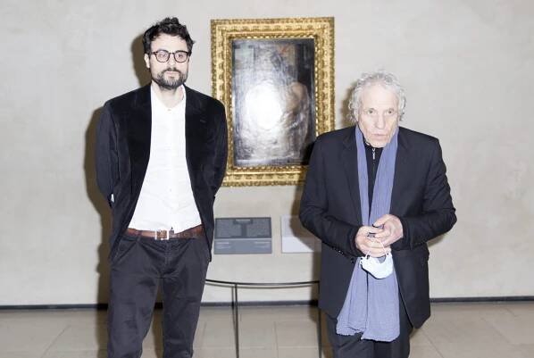 Abel Ferrara reads Gabriele Tinti's poems at the Pinacoteca di Brera, Milan - purple DIARY