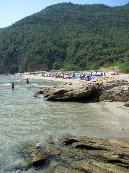Paradise - pláž - Thassos