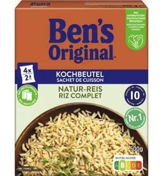 Uncle Ben´s Natur Reis 10 Minuten Kochbeutel 500g