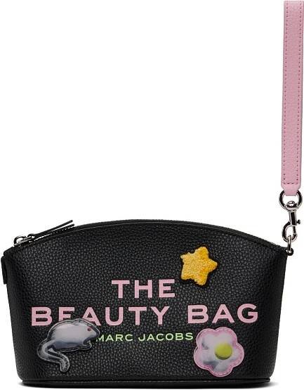 Kabelka Marc Jacobs Marc Jacobs 'The Sticker Patch' Cosmetic Pouch Černá | 2S5SCP003S01