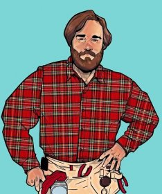 Al Borland Is a Model for the Modern American Gay Bear — Gayest Episode Ever