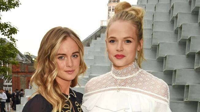 Cressida Bonas as you have never seen her before in glowing photo with 'unofficial step-sister' Gabriella Wilde