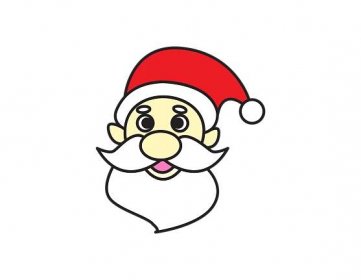 How To Draw a Cute Cartoon Santa Claus for Little Kiddies – Simple Guide