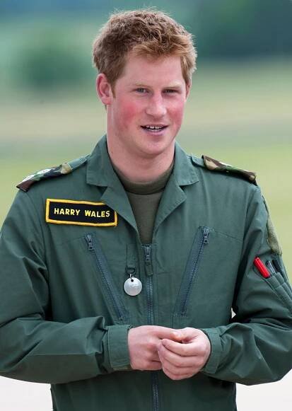 Prince Harry at RAF Shawbury in 2009