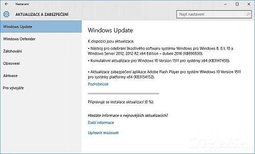 Desítky instalací aktualizací díky kumulativním aktualizacím výrazně zlepšily