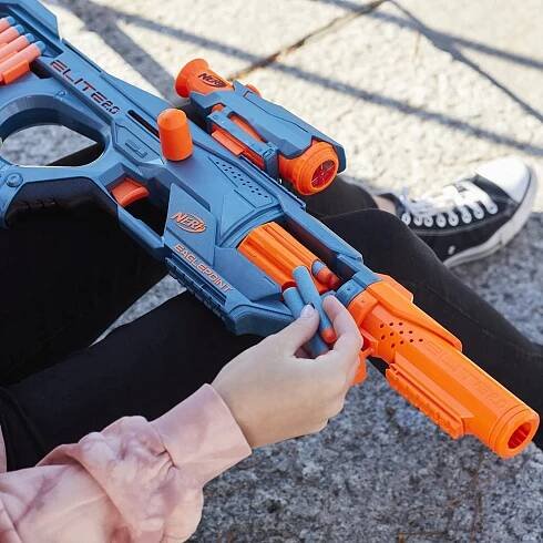 PISTOLE NERF ELITE 2.0 EAGLEPOINT RD-8 MEGA SADA DOPLŇKY za 1150.00CZK - Allegro